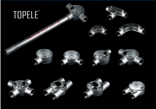 Long Life BS4568 Conduit Malleable Iron 20mm 25mm Terminal And Back Outlet Box