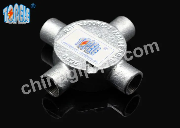 Pocinkano voljne križišču polje 4 način polje električne vgradnjo BS4568 / BS31 GI Conduit pribor